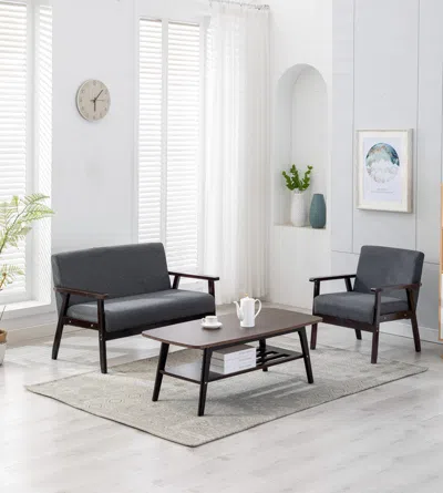 Streamdale Furniture Streamdale Bahamas Coffee Table Loveseat Chair Set