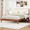 Streamdale Furniture Streamdale Bamboo Platform Bed With Adjustable Headboard (full)