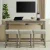 Streamdale Furniture Streamdale Bar Table Set With Outlets & Stools