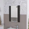 Streamdale Furniture Streamdale Barrington Rectangle Mirror Black Wengue