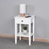 Streamdale Furniture Streamdale Bathroom Floor-standing Storage Table With A Drawer