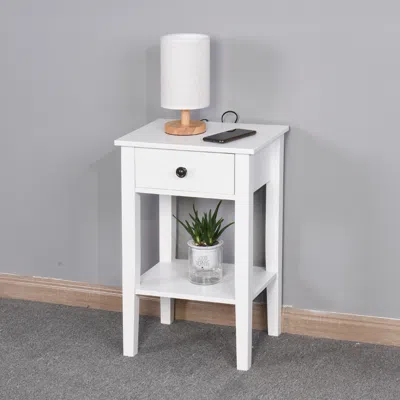 Streamdale Furniture Streamdale Bathroom Floor-standing Storage Table With A Drawer