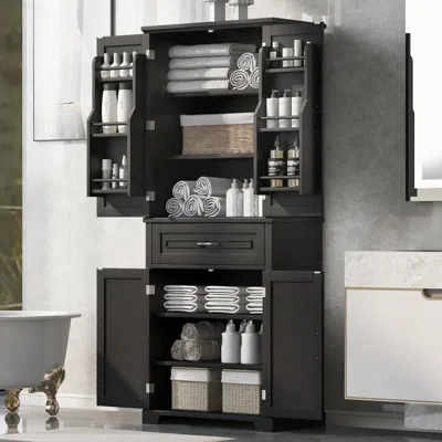 Streamdale Furniture Streamdale Bathroom Storage Cabinet With Doors & Drawer