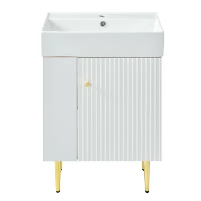Streamdale Furniture Streamdale Bathroom Vanity [cabinet Only] 21.6" (sink Not Included)