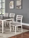Streamdale Furniture Streamdale Beautiful Unique Set Of 2 Side Chairs And Kitchen Dining Room