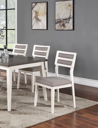 Streamdale Furniture Streamdale Beautiful Unique Set Of 2 Side Chairs And Kitchen Dining Room