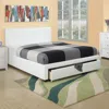Streamdale Furniture Streamdale Bedroom Furniture Storage Under Bed Pu Leather