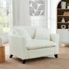 Streamdale Furniture Streamdale Beige Corduroy Accent Chair - Tufted, Ergonomic, Easy Assembly