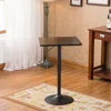 Streamdale Furniture Streamdale Belham Black Square Bar Table - Adjustable Height