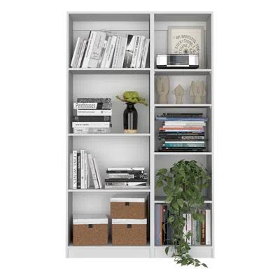 Streamdale Furniture Streamdale Benzoni Slim 2 Piece Living Room Set With 2 Bookcases