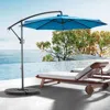 Streamdale Furniture Streamdale Best Choice Products 10ft Offset Patio Umbrella - Dark Blue