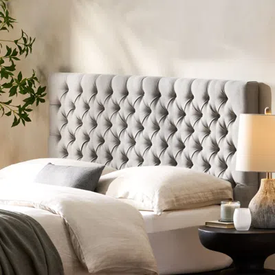 Streamdale Furniture Streamdale Bierman Headboard: Contemporary Style, Plush Upholstery, Easy Assembly