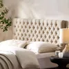 Streamdale Furniture Streamdale Bierman Headboard: Contemporary Style, Plush Upholstery, Easy Assembly