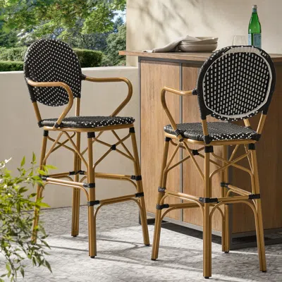 Streamdale Furniture Streamdale Black Barstool
