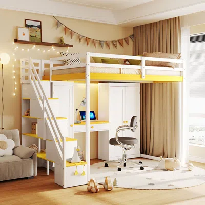 Streamdale Furniture Streamdale Black Metal Platform Bed Frame Twin Size Storage Easy Assembly