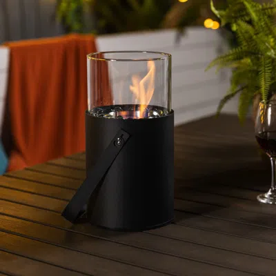Streamdale Furniture Streamdale Black Tabletop Fire Pit - Portable & Decorative