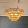 Streamdale Furniture Streamdale Bohemian 5-tier Wood Chandelier Pendant Light