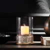 Streamdale Furniture Streamdale Boho Mango Wood Hurricane Candle Holder