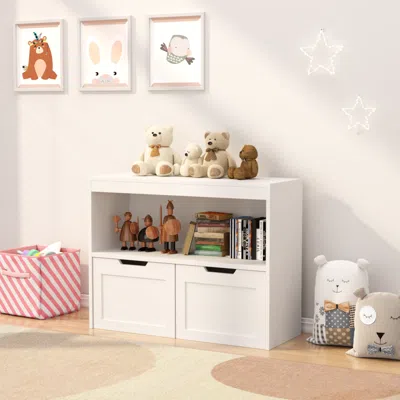 Streamdale Furniture Streamdale Book Organizer, Toy Storage Cabinet Organizer, White