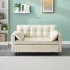 Streamdale Furniture Streamdale Breathable Modular Sofa Bed With Metal Legs