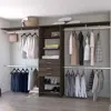Streamdale Furniture Streamdale Brentwood 3-drawer 4-shelf Closet System Dark Walnut