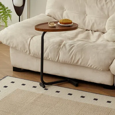 Streamdale Furniture Streamdale Brown Cshaped Side Table