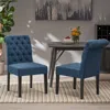 Streamdale Furniture Streamdale Broxton Tuft Dining Rolltop Kd Mp2 (set Of 2)