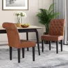 Streamdale Furniture Streamdale Broxton Tuft Dining Rolltop Kd Mp2(set Of 2)