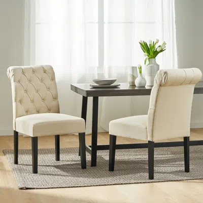 Streamdale Furniture Streamdale Broxton Tuft Dining Rolltop Kd(set Of 2)