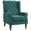 Streamdale Furniture Streamdale Button-tufted Accent Chair With High Wingback, Rounded Cushioned Armrests And Thick Padde