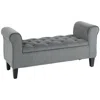 Streamdale Furniture Streamdale Button-tufted Storage Ottoman Bench