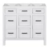 Streamdale Furniture Streamdale [cabinet Only] 36" White Bathroom Vanity(sink Not Included)
