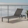 Streamdale Furniture Streamdale Cape Coral Kd Chaise Lounge Grey
