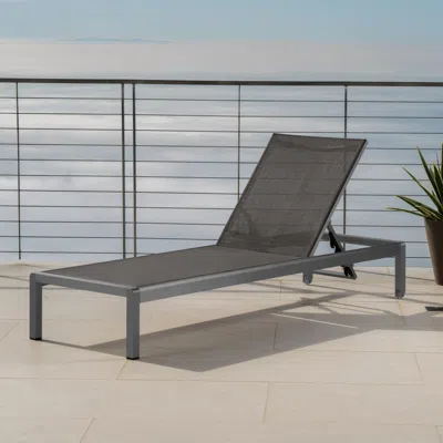 Streamdale Furniture Streamdale Cape Coral Kd Chaise Lounge Grey