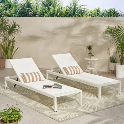 Streamdale Furniture Streamdale Cape Coral Kd Chaise Lounge Gry(mp2)(set Of 2)
