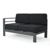 Streamdale Furniture Streamdale Cape Coral Outdoor Aluminum Sectional Sofa Set