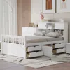 Streamdale Furniture Streamdale Captain Platform Bed Frame W/ Storage & Drawers
