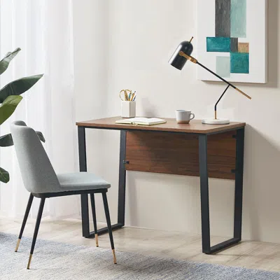 Streamdale Furniture Streamdale Carlyle Desk For Home Or Office Use In Brown
