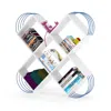 Streamdale Furniture Streamdale Case X Design Modern 5 Tier Bookcase