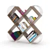 Streamdale Furniture Streamdale Case X Design Modern 5 Tier Bookcase
