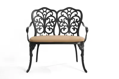 Streamdale Furniture Streamdale Cast Aluminium Bench With Cushion