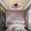 Streamdale Furniture Streamdale Ceiling Fans With Lights Dimmable Led Embedded Installation Of Thin