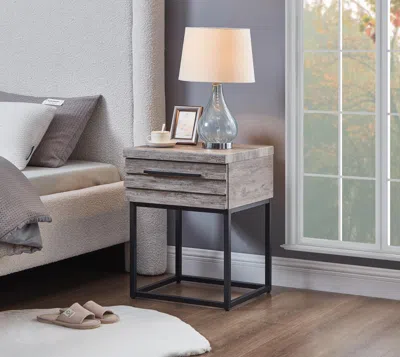 Streamdale Furniture Streamdale Celestial Contemporary Storage End Table