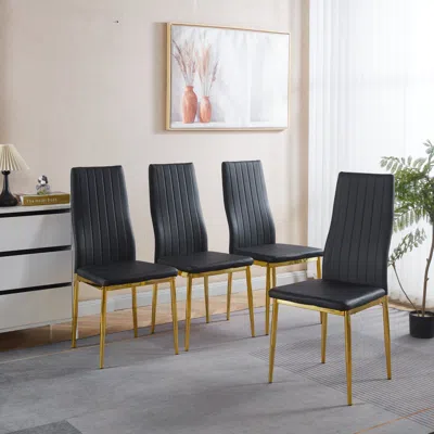 Streamdale Furniture Streamdale Chair Set Of 4 For Home Or Office Use