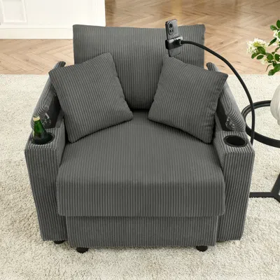 Streamdale Furniture Streamdale Chair With Storage Armrest And Comfort