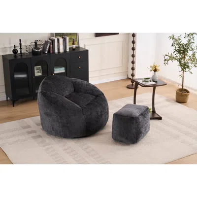 Streamdale Furniture Streamdale Chenille Bean Bag Chair - Indoor/outdoor