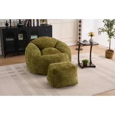 Streamdale Furniture Streamdale Chenille Bean Bag Chair - Indoor/outdoor