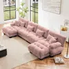 Streamdale Furniture Streamdale Chenille Bolster Armrest Sofa: Cloud-like Comfort & Flexible Design