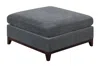 Streamdale Furniture Streamdale Chenille Fabric Ottoman With Wooden Base