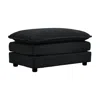 Streamdale Furniture Streamdale Chenille Fabric Ottomans Footrest To Combine With 2 Seater Sofa